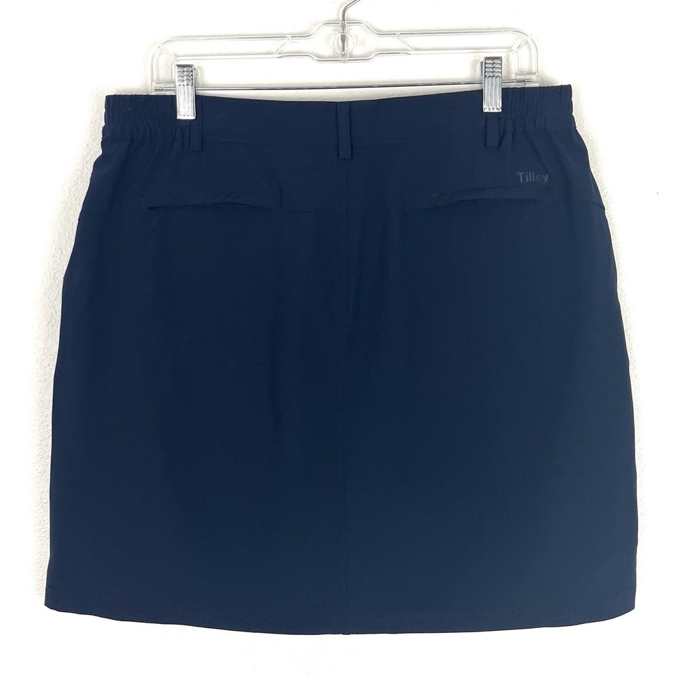 Tilley Sport Skort L Navy Blue Active Outdoor Travel Golf Hiking Casual - Picture 3 of 9
